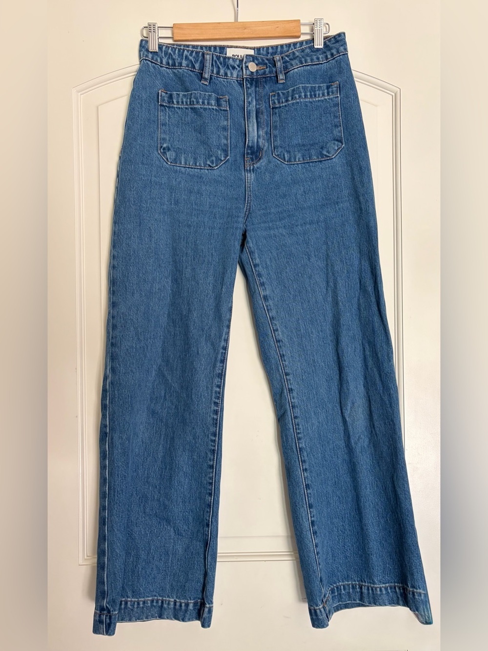 ROLLAS Womens Sailor Jeans Straight Leg  Medium Blue Vintage Size 28 EUC
